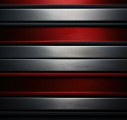 Fototapeta premium A red and black background with metal bars. Generative AI.