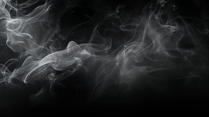 Obraz premium Image of smoke, illuminated by warm light.