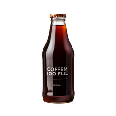 Coffee Syrup bottle isolated on transparent background