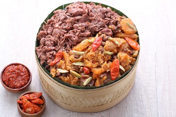 gudeg is indonesian traditioan food from jogjakarta