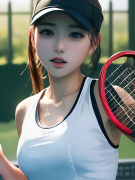 Ai Sakai テニス