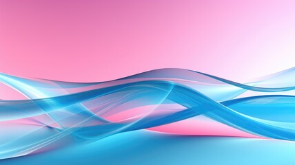 Fototapeta premium A vibrant and dynamic abstract background consisting of pink and blue waves.