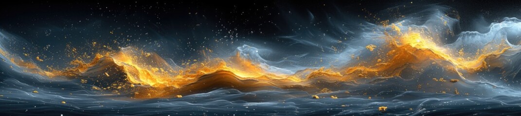 Fototapeta premium dynamic lightning storm abstraction, abstract design, in the style of textured surface 