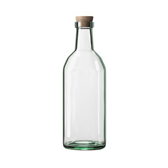 Glass bottle isolated on transparent background