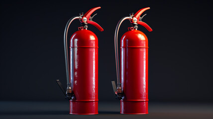 Set of Fire Extinguisher