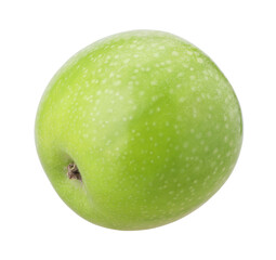 green apple isolated, transparent PNG, PNG format, single