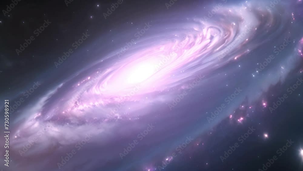 Wall mural massive spiral object in the sky generative ai