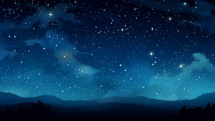 Fototapeta premium sky with stars