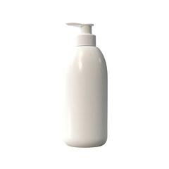 Lotion bottle isolated on transparent background