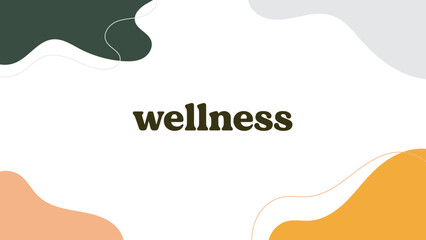 Abstract Wellness Background