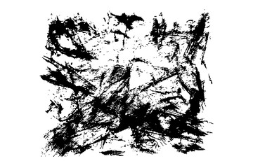 Fototapeta premium Grunge background. Vector distress square overlay texture isolated on white