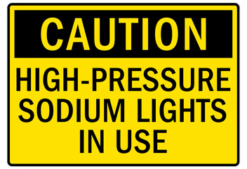 Marijuana dispensary sign high pressure sodium lights in use