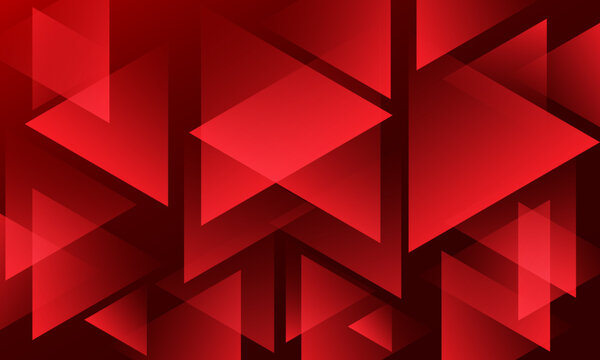 Abstract red triangle background. Eps10 vector