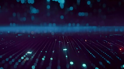 Animated High Tech Background Generative AI