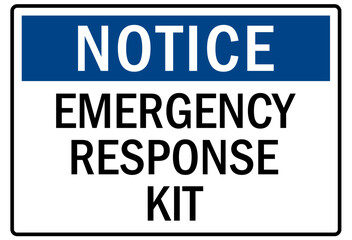 spill sign emergency response kit