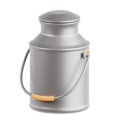 Milk Container 3D Illustration