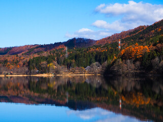 湖　水鏡　リフレクション