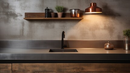 Edgy Industrial Kitchen with Bold Metallic Accents - Urban Chic