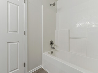 Modern residential bathroom interior