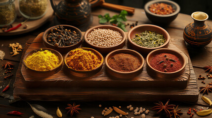 set of spices