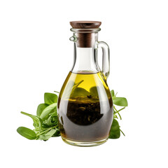 Salad Dressing bottle isolated on transparent background