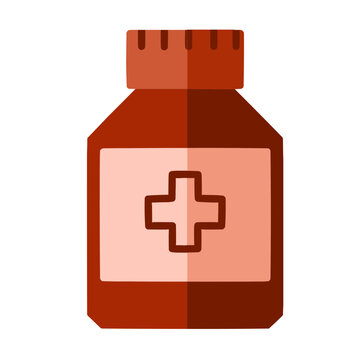bottle of medicine icon