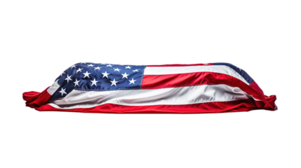 Memorial Day isolated on transparent background, Generative ai.