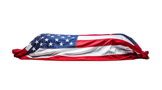 Memorial Day isolated on transparent background, Generative ai.