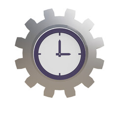 3 D illustration of  work in progress icon