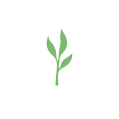 Green Tea leaves vektor 