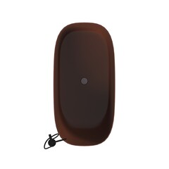 bathtub isolated on a white background, 3D illustration, and a CG render