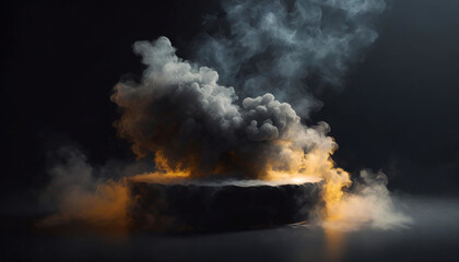 Mysterious Mist: Realistic Smoke Backdrop for Product Showcase