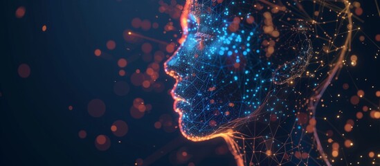 AI-generated synthetic media known as deep fake technology is used to create digitally altered content in a 3D illustrated format, including manipulated facts and false news.