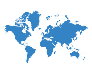 Fototapeta na wymiar World map illustration