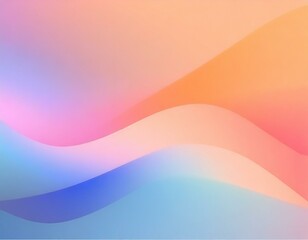 流れる曲線　カラフル　ピンク　オレンジ