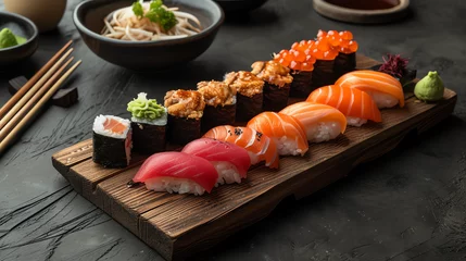 Keuken spatwand met foto sushi © ARM