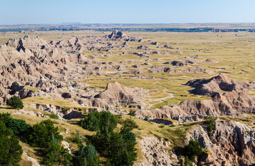 Badlands National Park in South Dakota