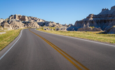 Badlands National Park in South Dakota