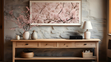 Minimalist Scandinavian Interior, console