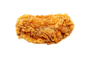 Chicken nuggets isolated white background