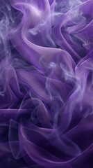Obraz premium Ethereal Purple Fabric Smoke Whispers