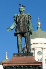 Statue of Alexander the II. In Helsinki 