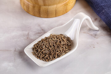 Zeera seeds in the bowl
