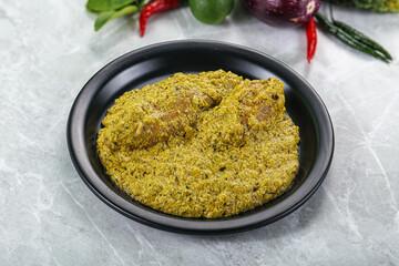 Indian cuisine - pork masala sauce