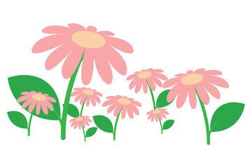 Hand Drawn Spring Flower Sticker Design