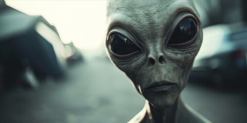 Obraz premium Alien unidentified anomalous phenomena