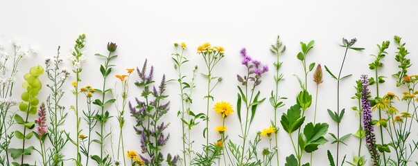 Fototapeta premium grass and flowers