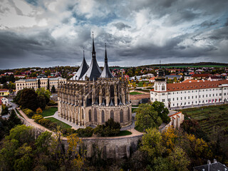 Kutna Hora, temple sv. Barbora castle
