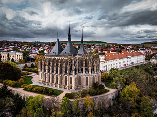 Kutna Hora, temple sv. Barbora castle