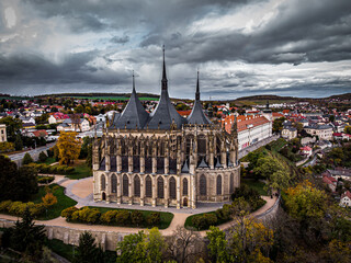 Kutna Hora, temple sv. Barbora castle